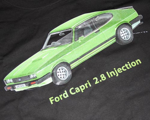 (Polski) Koszulka Ford Capri 2.8 Injection