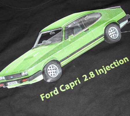 T-Shirt Ford Capri 2.8 Injection T-Shirt Ford Capri 2.8 Injection