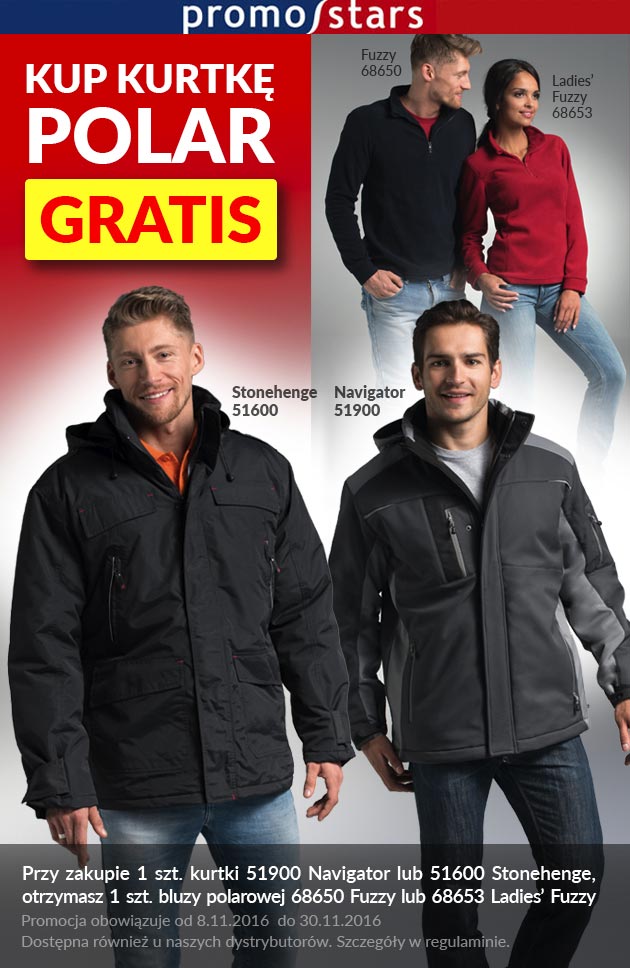 Promocja! Kup kurtkę – polar gratis! Promocja! Kup kurtkę – polar gratis!
