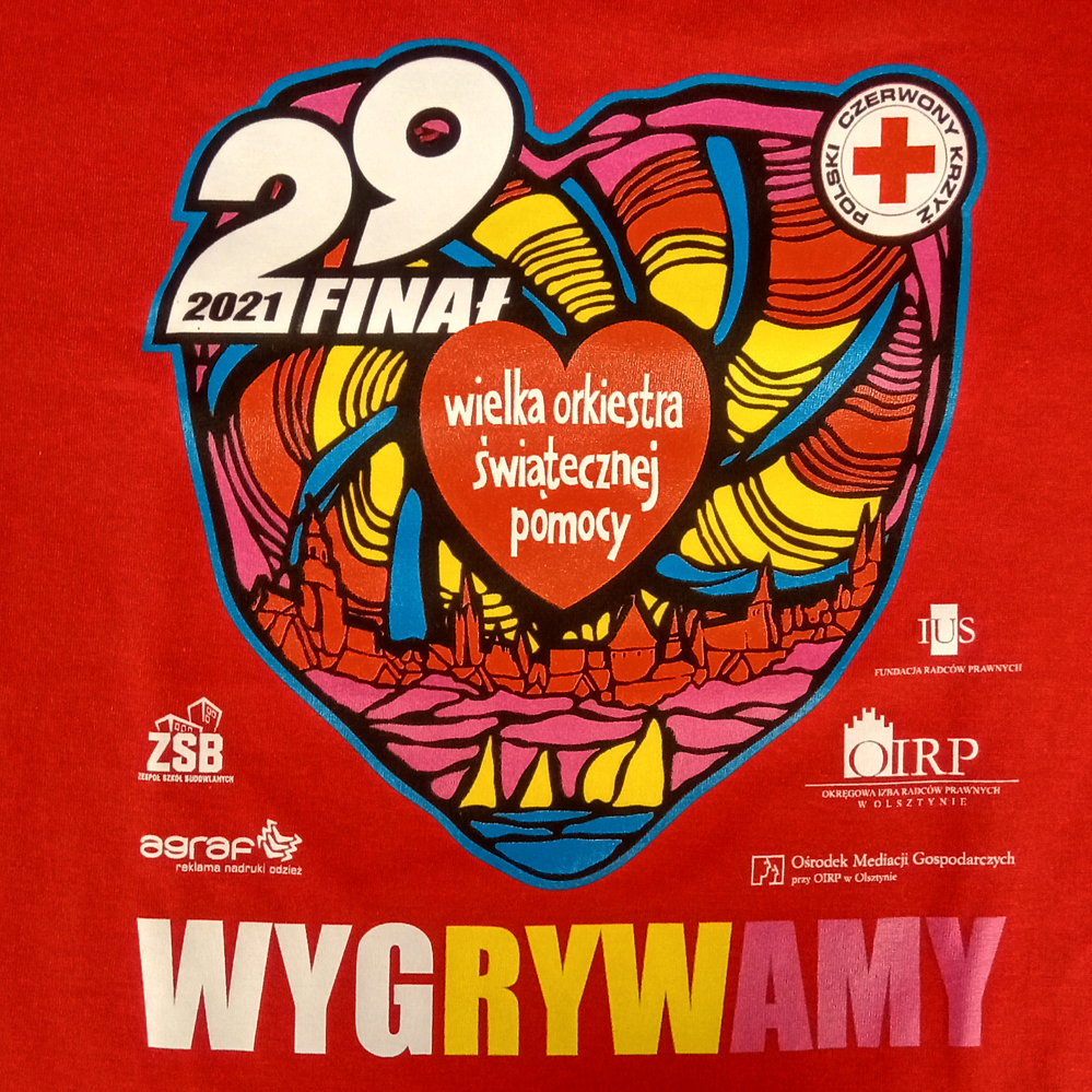 Koszulki na 29 Finał WOŚP Koszulki na 29 Finał WOŚP