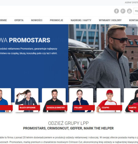 Aktualisierte Website Promostars.pl Aktualisierte Website Promostars.pl