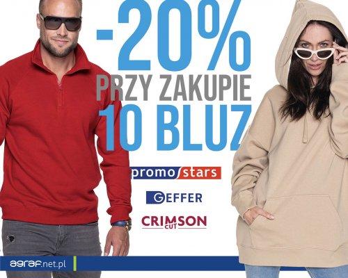 Promocja na bluzy Promocja na bluzy