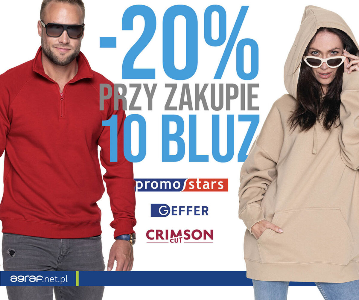 Promocja na bluzy Promocja na bluzy